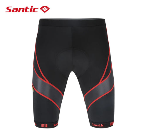 Santic Sonic Men's Cycling Shorts available in red and black